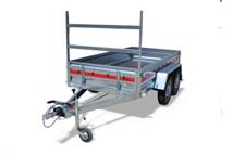 NAZWA DMC PRO - SERIA PRZYCZEP LEKKICH WZMOCNIONYCH O DMC 300-750 kg WYMIARY SKRZYNI ŁADUNKOWEJ (mm) Stelaż +