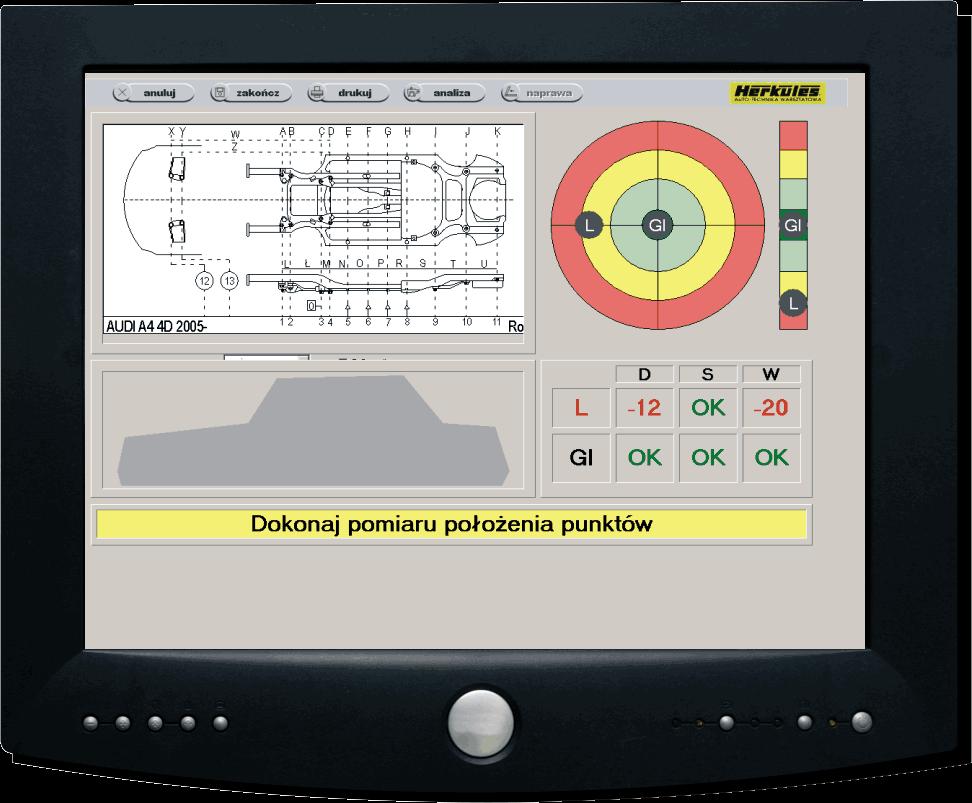 I. Urządzenia pomiarowe Elektroniczne urządzenie pomiarowe MASTER LINER 2 Oprogramowanie FAST umożliwia automatyczną analizę przesłanych danych.