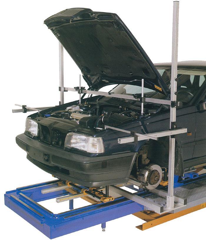 I. Mechaniczne stacjonarne urządzenia pomiarowe Bramka pomiarowa M900 uzupełnienie Car-O-Mech Pomiary: kolumny Mc Person bez ściągania kół, pomiar punktów takich jak