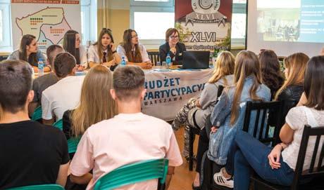 Debaty szkolne W czasie debat szkolnych uczniowie dyskutowali o swoich doświadczeniach z budżetem partycypacyjnym.
