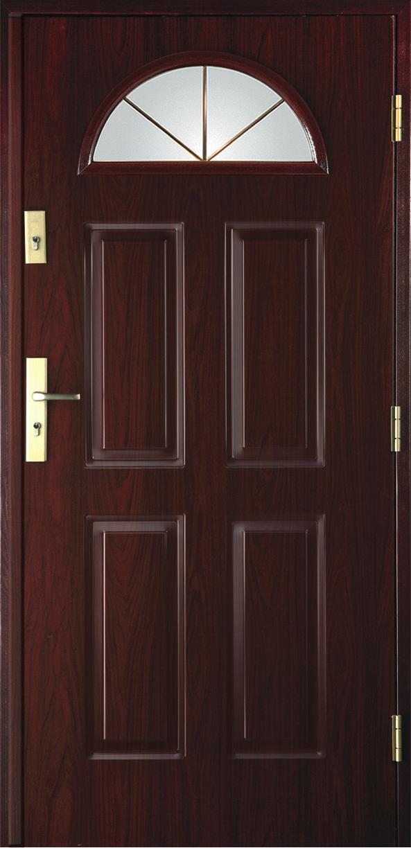 12 Drzwi typu 6 PaNeLI z witrażem C Model drzwi: 6 paneli z witrażem
