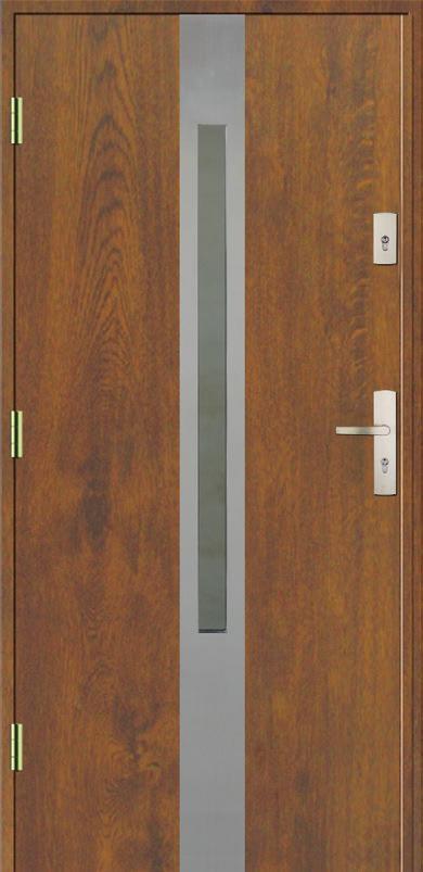 3, witraż: EL 1, kolor: winchester Model drzwi: Elevado 1, witraż: EL 1,