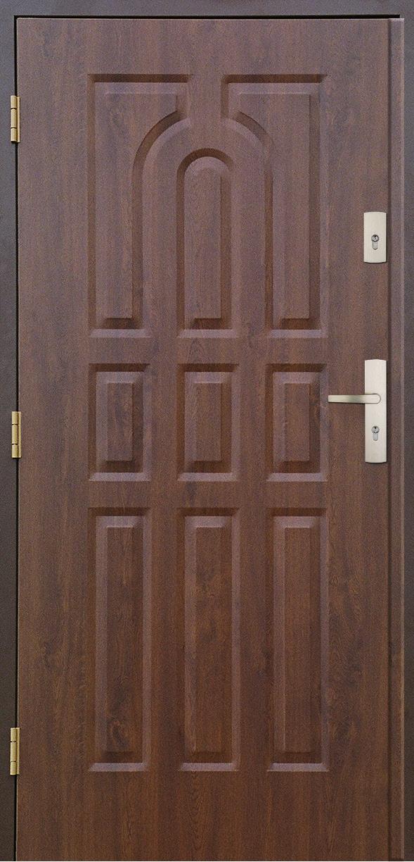 Model drzwi: 9 paneli, kolor: orzech Drzwi typu 8 PaNeLI Model drzwi: 8 paneli, kolor: orzech Drzwi typu 9 PaNeLI Model drzwi: 4+2 panele, kolor: złoty