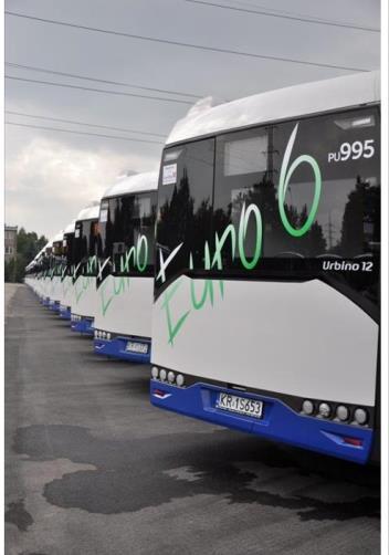 Tabor autobusowy Komunikacji Miejskiej w Krakowie (3) Zakup niskoemisyjnych, niskopodłogowych autobusów oraz stacjonarnych automatów KKM do sprzedaży biletów w celu