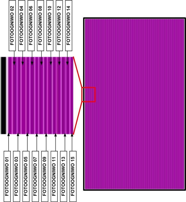 WEWNĘTRZNA BUDOWA MODUŁU PV TECHNOLOGIA CIENKOWARSTWOWA J.