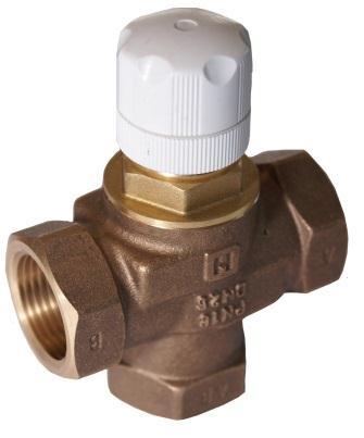 wewnętrzny, 1 1/4", kv=5,0 ze śrubunkami, 1 1/4", kv=5,0 Głowice termostatyczne do zaworów V135 T100R-AA T100R-AB T100RS-DA T100RS-DB Głowica termost.