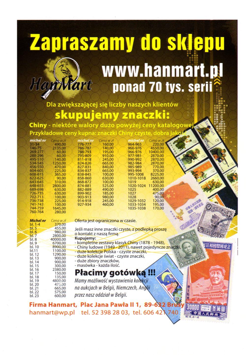 Zapraszamy do sklepu www.hanmart.pl ponad 70 tys.