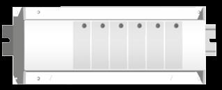 bezprądowo otwarta, Master 4-obwodowa. 46910 7 3 F79 14 1 Listwa przyłączeniowa 230 V, stosowana do 2009 r.