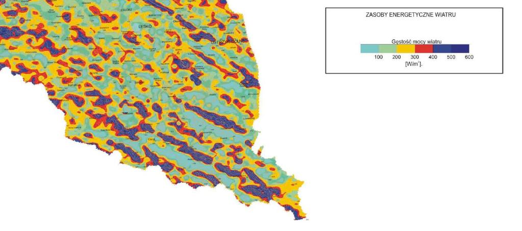 Założena pala Gmny Haczó 9.1.3. Energa atru Ruch poetrza atmosferycznego yołany różncą cśneń stano neogranczone zasoby energ.