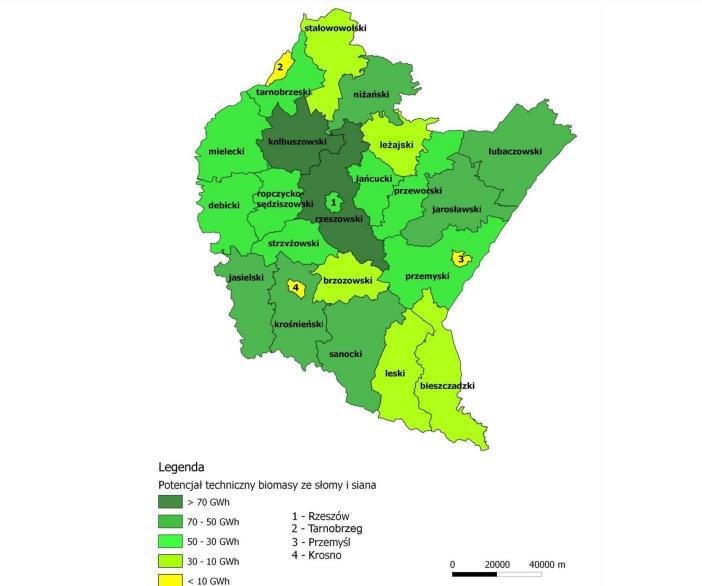 Założena pala Gmny Haczó Mapa 10.