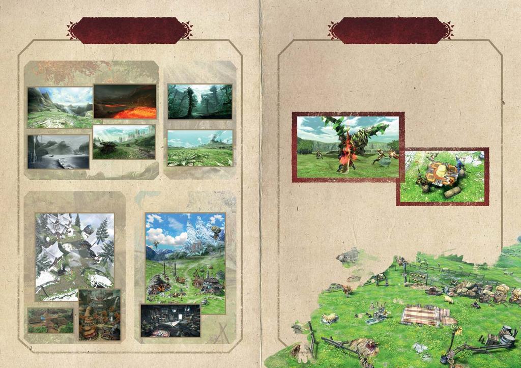 Lokacje Multiplayer laye Udoskonalone tereny łowów Nowe tereny łowów Niezależnie czy grasz jako łowca, czy jako Maruder, połącz siły z trzema innymi graczami w trybie multiplayer, w sieci lokalnej