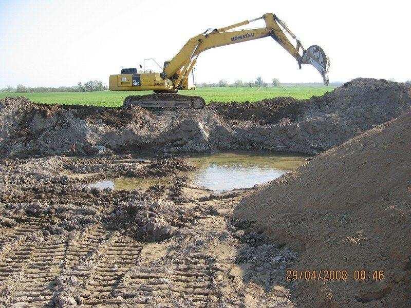 Kompleksowa budowa placów pod wiertnie Wykonywana na podstawie typowego projektu.