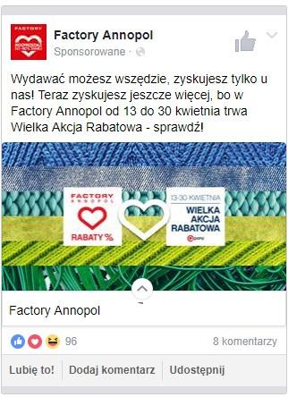 Objęcie wspólną obniżką wyprzedażową całości butików jest więc świetnym pomysłem, bowiem potencjalny klient ma pewność, że zrobi zakupy ze sporym upustem.