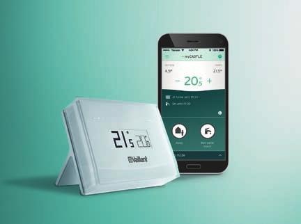 Dane o warunkach pogodowych ściągane są z Internetu, co pozwala na rezygnację z instalowania czujnika temperatury zewnętrznej.