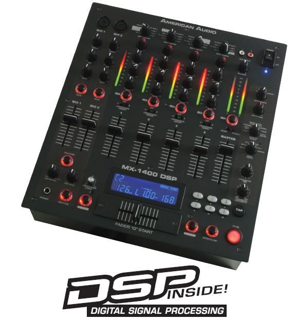 AMERICAN AUDIO MX-1400 DSP Podręcznik UŜytkownika A.D.J.
