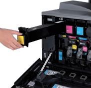 podajnik orginałów (opcja): do 100 orginałów A6-A3 35-210g * automat.