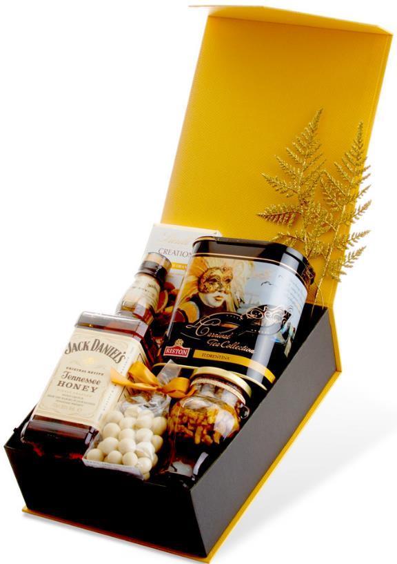 CL38 KROPLA MIODU Whisky Jack Daniels Honey 0,7 l Riston herbata Carnival tea collection Florentina 125 g Orino miód tymiankowy z