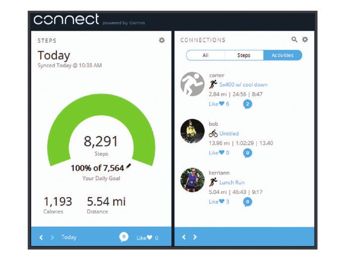 Urządzenie vívosport rozpocznie wyszukiwanie sparowanego smartfonu. Smartfon wyemituje alarm dźwiękowy, a moc sygnału Bluetooth zostanie wyświetlona na ekranie urządzenia vívosport.