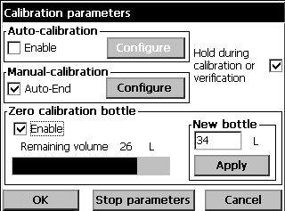 Parametry wymagania kalibracji Kalibracja Monitoring O 2 > 50 ppb: co 3