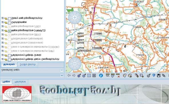70 W zakresie udostępniania danych dyrektywa przewiduje udostępnienie wielu produktów nieodpłatnie [Preuss 2007]. Główny Urząd Geodezji i Kartografii w 2005 r. uruchomił projekt pn.