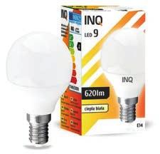 3,99 LP042WW - 7,0W (49W) 620lm 3000K 5,69 6 P (kulka) E27 LP052WW - 3,5W (25W)
