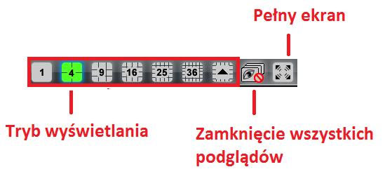 Ikona Opis Zamknij obraz Zacznij/Zatrzymaj nagrywanie Włącz/Wyłącz mikrofon Włącz/Wyłącz