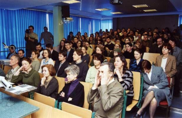 Sala wykładowa w trakcie