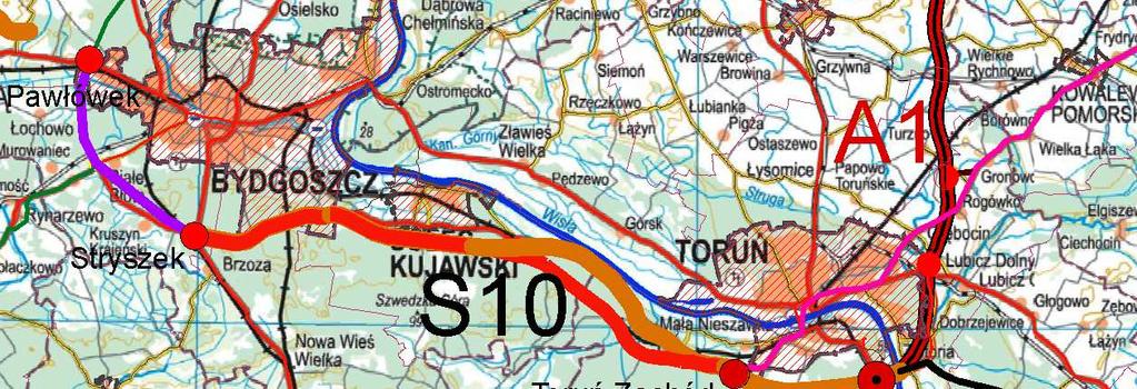 Uszczegółowienie propozycji projektu pt.: S-10 odc.