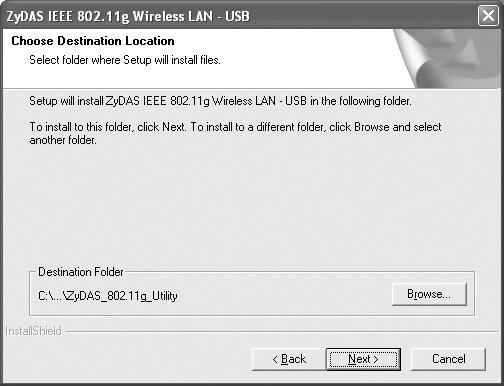 Kliknij Browse lub Next, aby kontynuować instalację. Uwaga: Może wystąpić sytuacja, że użytkownik nie ma uprawnień do instalacji sterowników i oprogramowania w systemie Windows 2000.