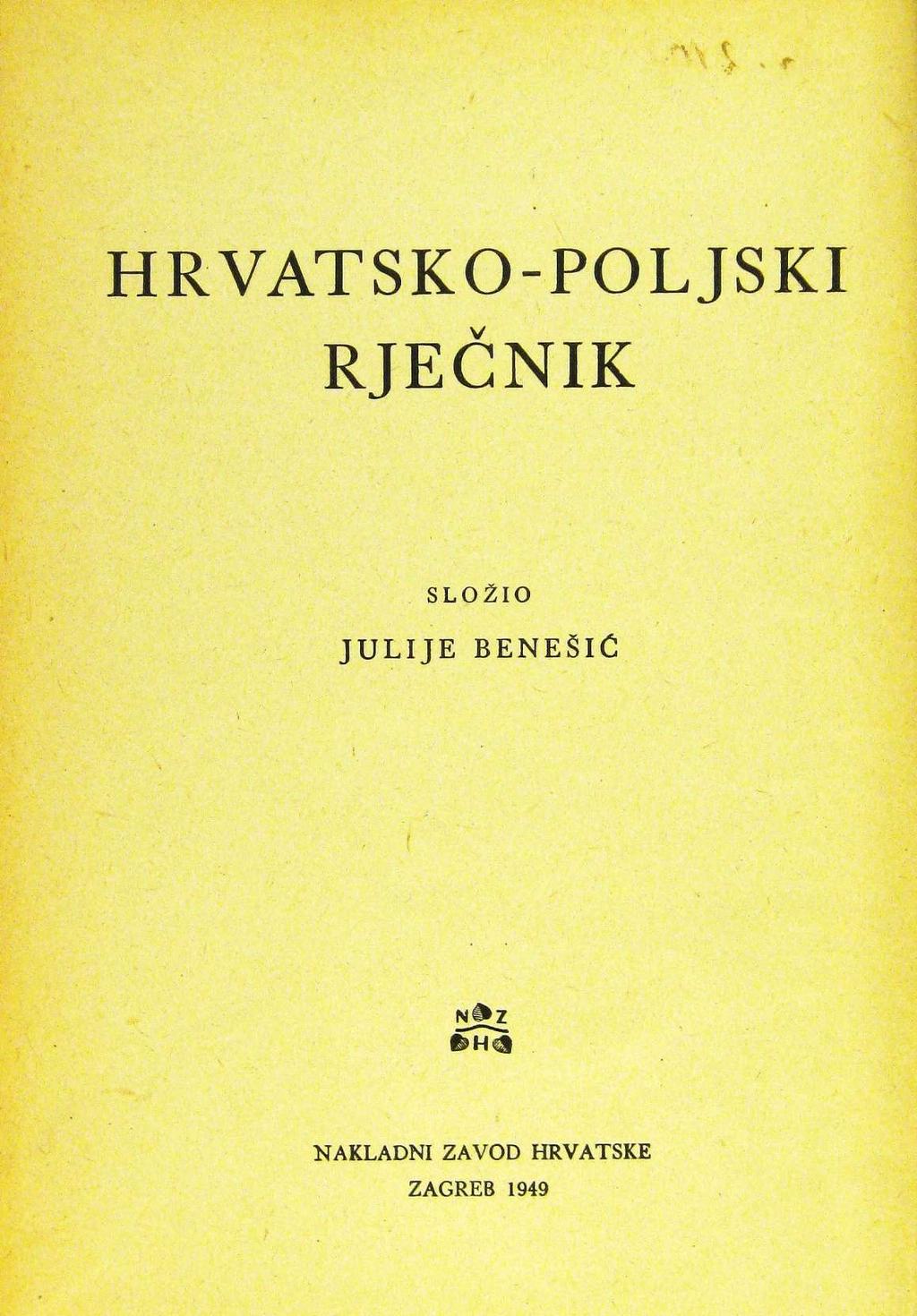 #NNHRVATSKO-POLJSK RJEČNIK