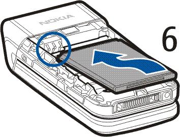 Poz³acane z³±cza karty SIM musz± byæ dopasowane do z³±czy w telefonie. Delikatnie doci nij uchwyt karty SIM tak, aby zatrzasn±³ siê na swoim miejscu. 6.