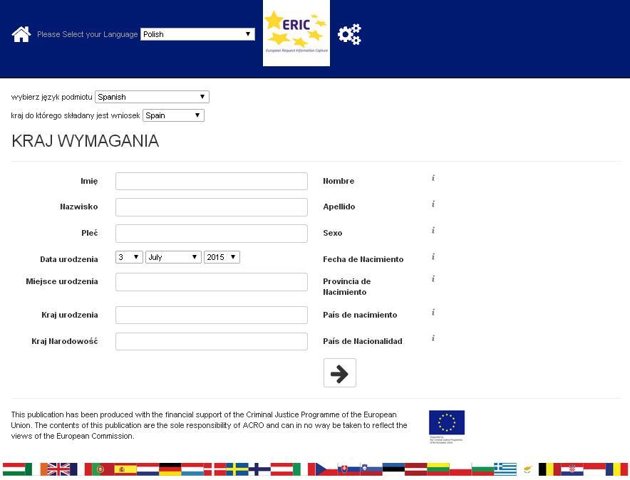 Przewodnik do poruszania się po ERIC 1. Otwórz ERIC poprzez zalogowanie się do erica-acro.eu lub użyj ikony na ekranie, jeśli została ona wprowadzona przez twoją organizację. 2.