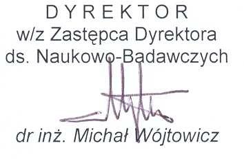 INSTYTUT TECHNIKI BUDOWLANEJ P L 0 0-6 1 1 W A R S Z A W A, u l. F I L T R O W A 1 tel.