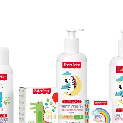 Kosmetyki Fisher-Price By Medica to wyjątkowo delikatne dwie linie produktów dla niemowląt i dzieci już od pierwszego dnia życia.