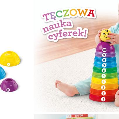 Okrągłe kubeczki do ustawiania (W4472) Ta zabawka rozwinie zdolności manualne Twojego