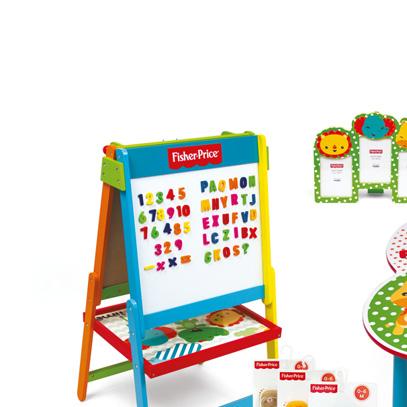 Arditex to hiszpańska firma produkująca szeroki asortyment licencyjny dla dzieci. Jedną z ostatnich linii produktowych jest kolekcja Fisher-Price.