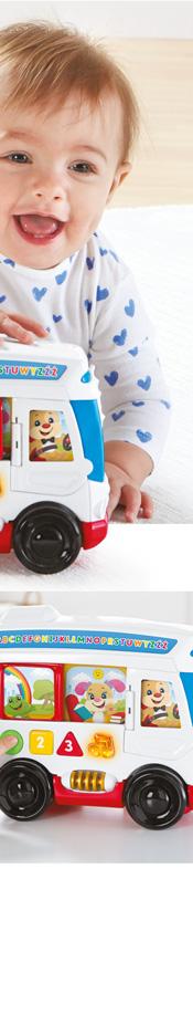 Dzięki Autobusowi Szczeniaczka Twoja pociecha może bawić się i uczyć jednocześnie! Zabawa, która przeradza się we wczesną naukę.
