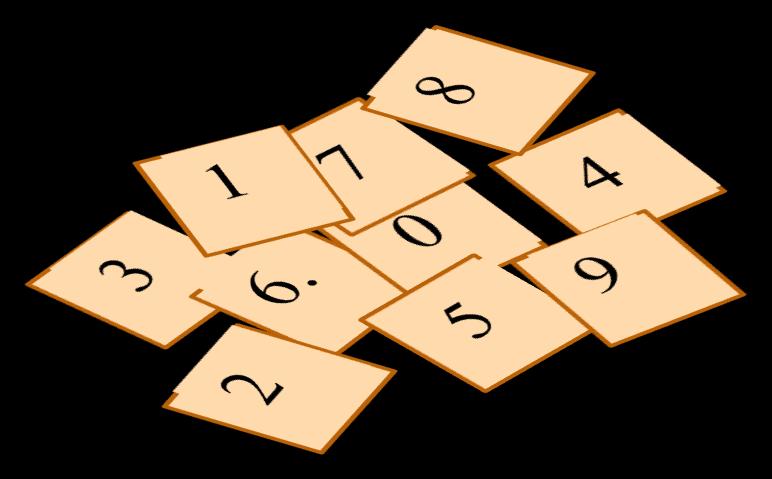Działania w pamięci wersja podstawowa 3 7 J K Uczeń 1 : Uczeń 2: Losuje trzy karty z liczbami, z pierwszych dwóch tworzy liczbę dwucyfrową i w