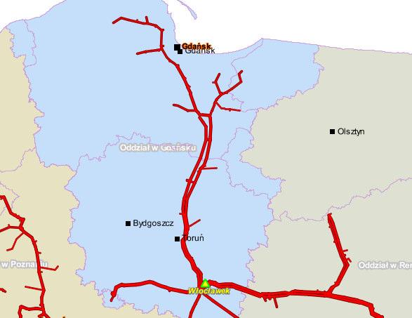 1. STAN AKTUALNY ZAOPATRZENIA MIASTA MALBORK W PALIWA GAZOWE Województwo Pomorskie zasilane jest w gaz ziemny wysokometanowy z krajowego systemu sieci gazowych, gazociągiem wysokiego ciśnienia (w/c)