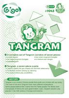 elementów pięciu kolorach Tangram jest starożytną chińską zagadką.