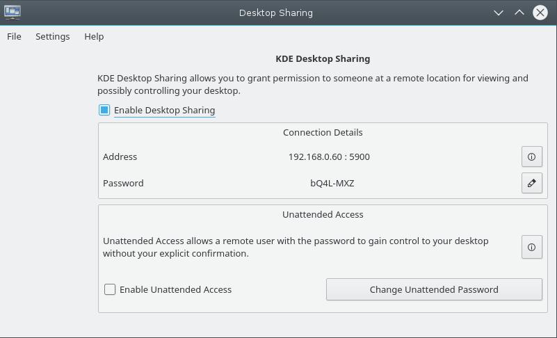 Rozdział 3 Korzystanie z programu Desktop Sharing Korzystanie z Desktop Sharing jest bardzo proste, na poniższym zrzucie ekranu przedstawiony jest interfejs użytkownika.