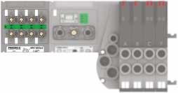 OPTYMA-F Akcesoria dla modułów transmisji szeregowej Seria 00 Moduł 8 wejściowy (złącza M8) Charakterystyka ogólna: Moduły wejść posiadają 8 gniazd żeńskich M8 (-piny) typu PNP VDC +/- 0%.