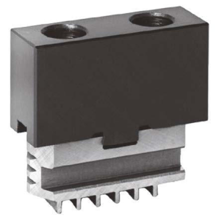 UCHWYTY TOKARSKIE TYP SM Szczęki jednolite miękkie (komplet) Soft solid jaws (sets) Мягкие цельные кулачки (комплект) KOD/CODE A B C D E SM3-80 32 11 28 6,0 6 SM3-100 42 15 32 6,0 6 SM3-125 51 20 40