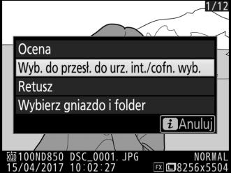 Wybieranie zdjęć do przesłania Postępuj zgodnie z opisem poniżej, aby wybrać zdjęcia do przesłania do urządzenia inteligentnego.