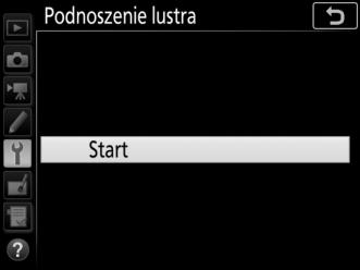 Manualne czyszczenie Jeśli nie udaje się usunąć obcych ciał z matrycy przy użyciu opcji Czyść matrycę (0 312) z menu ustawień, matrycę można oczyścić manualnie w sposób opisany poniżej.