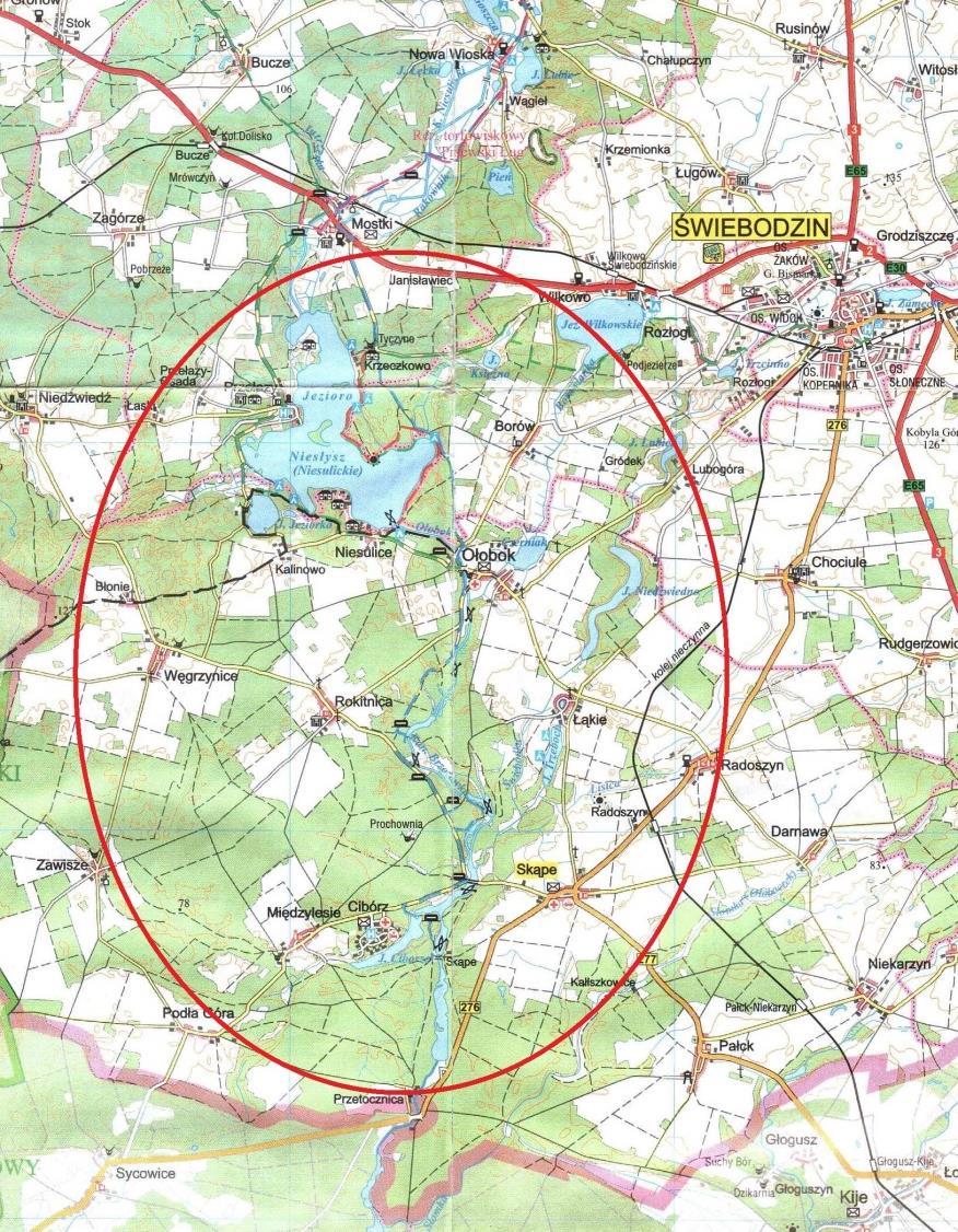 Zmiany stosunków wodnych 21 tocznicę i około 5 km dalej wpływa do rzeki Odry (w okolicach wsi Nietkowice).
