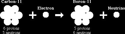 + b- n + ne bor 11 elektron węgiel 14 6 protonów 5
