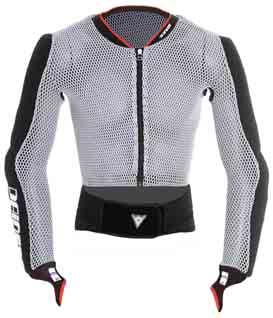 Safety Project Slalom Jacket Pro siateczka wykonana z Lycry kompozytowe ochraniacze na krzyżach, barkach i łokciach miękkie wstawki na łopatkach