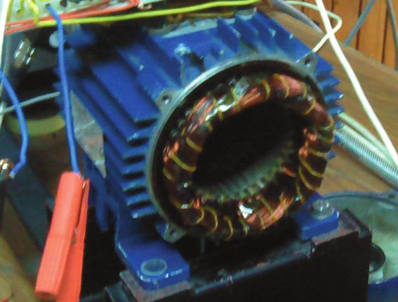 winding with 12 short-circuited stator winding