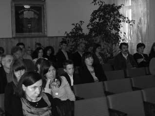 społu Szkół za wszelką pomoc techniczną w przygotowaniu gali konkursowej. Laureaci i opiekunowie przybyli na uroczystość Fot. Edyta Olkiewicz Konkurs Poetycki im.